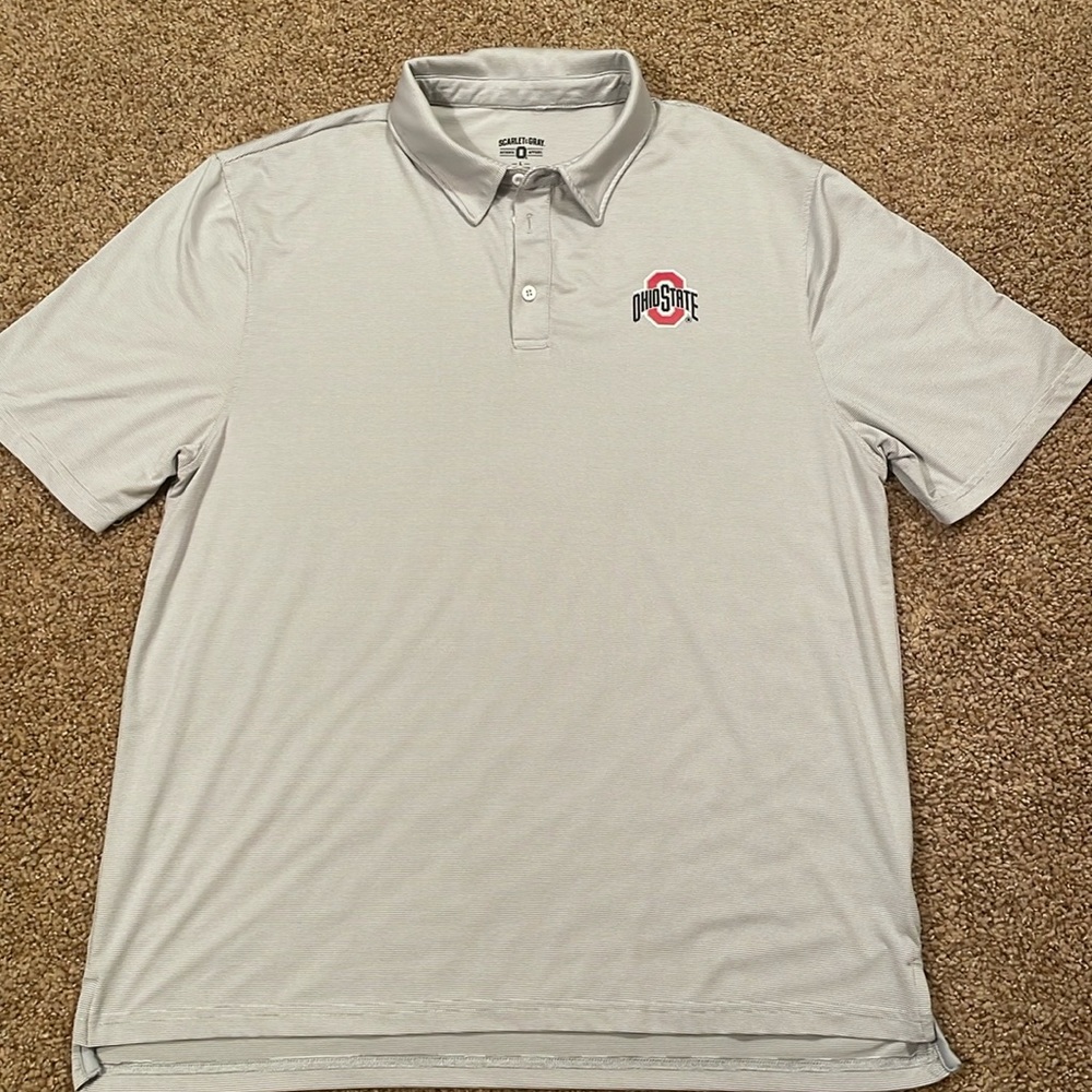 Men's Light Gray Polo Shirt